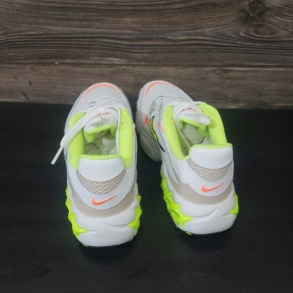 New Nike Womens Zoom Air Fire White Neon Chunky Sneakers Size 8 Casual Everyday - Picture 4 of 9